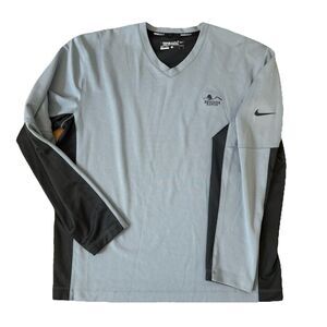 Nike Golf Dri-Fit V-neck Pullover Light blue/gray Brasada Ranch Sz Large